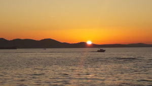 Zadar zachód słońca