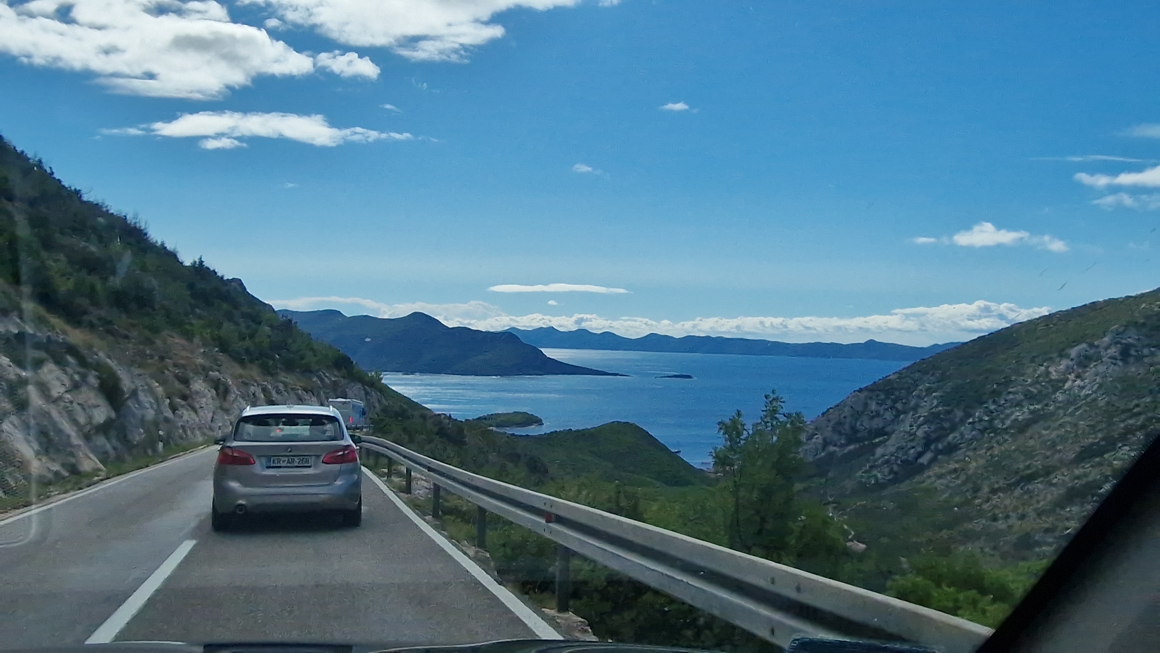 Trasa wzdłuż wybrzeża Dalmacji